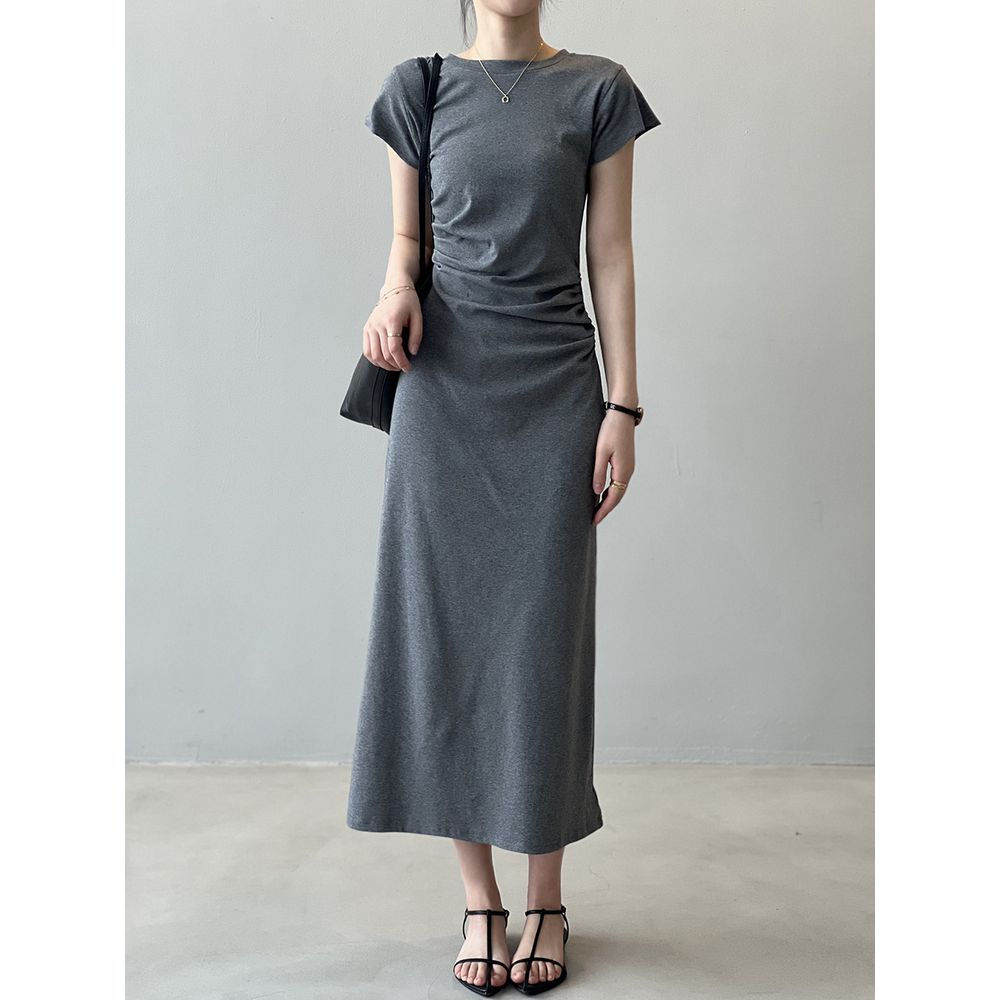 French Style Waist Dress New Summer Design T-Shirt Dress